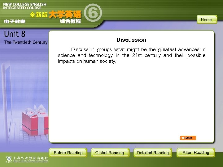 Discussion Discuss in groups what might be the greatest advances in science and technology