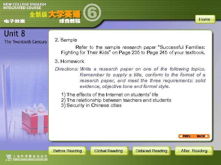 2. Sample Refer to the sample research paper “Successful Families: Fighting for Their Kids”