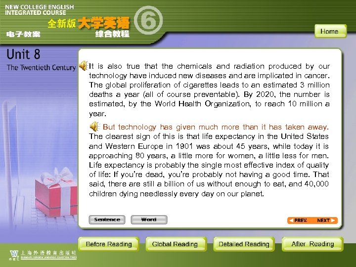 It is also true that the chemicals and radiation produced by our technology have