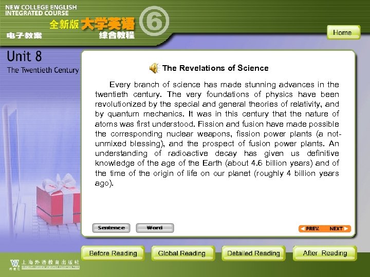 The Revelations of Science Every branch of science has made stunning advances in the