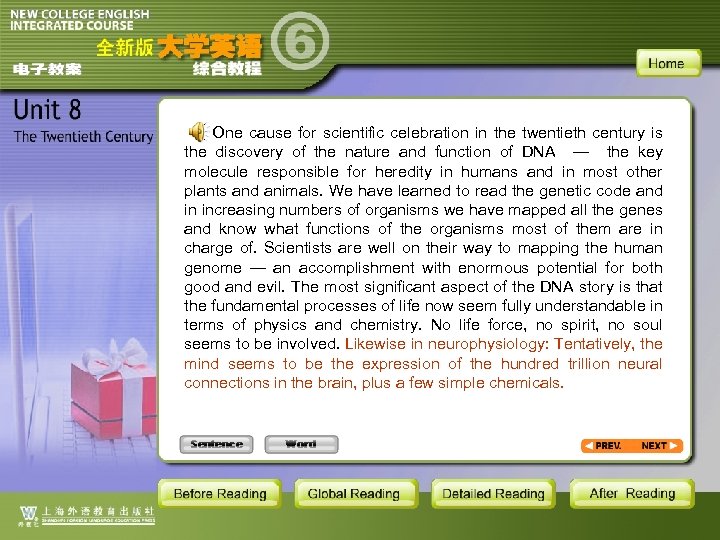 One cause for scientific celebration in the twentieth century is the discovery of the