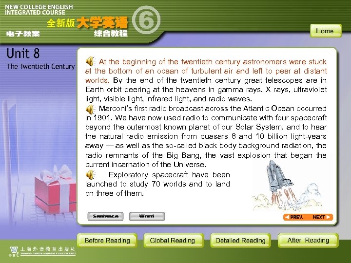 At the beginning of the twentieth century astronomers were stuck at the bottom of