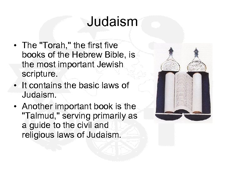 Judaism • The 