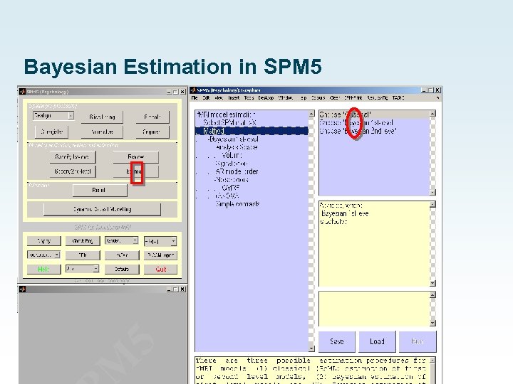 Bayesian Estimation in SPM 5 