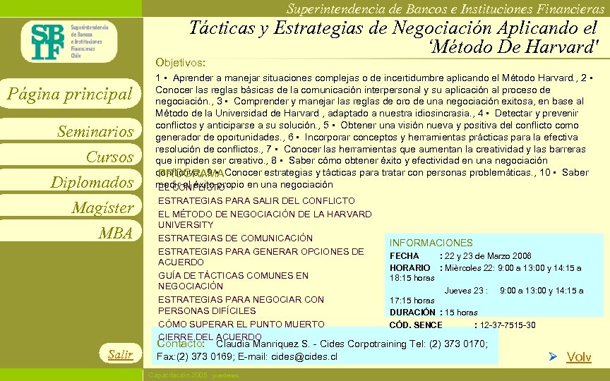 Superintendencia de Bancos e Instituciones Financieras Tácticas y Estrategias de Negociación Aplicando el ‘Método