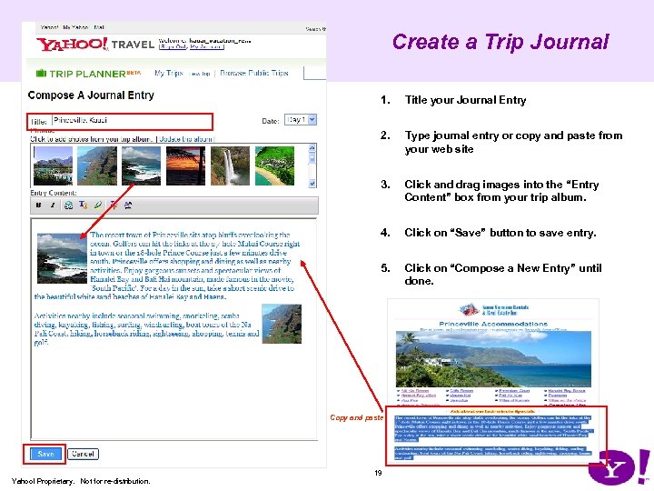 Create a Trip Journal 1. Title your Journal Entry 2. Type journal entry or
