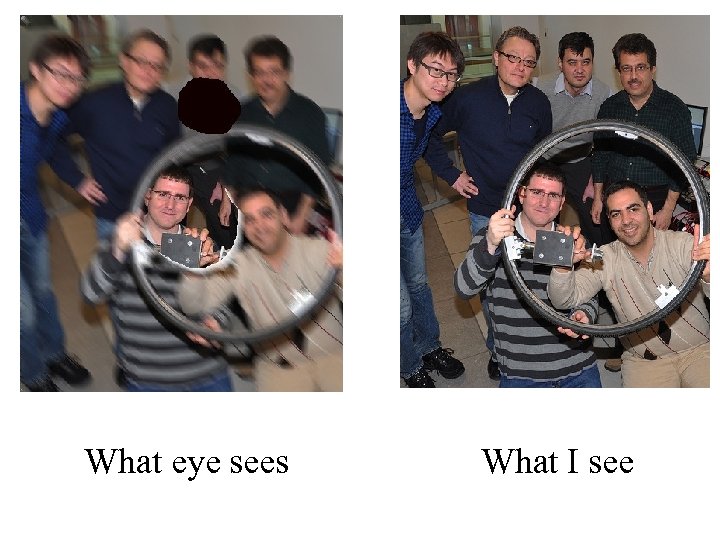 What eye sees What I see 