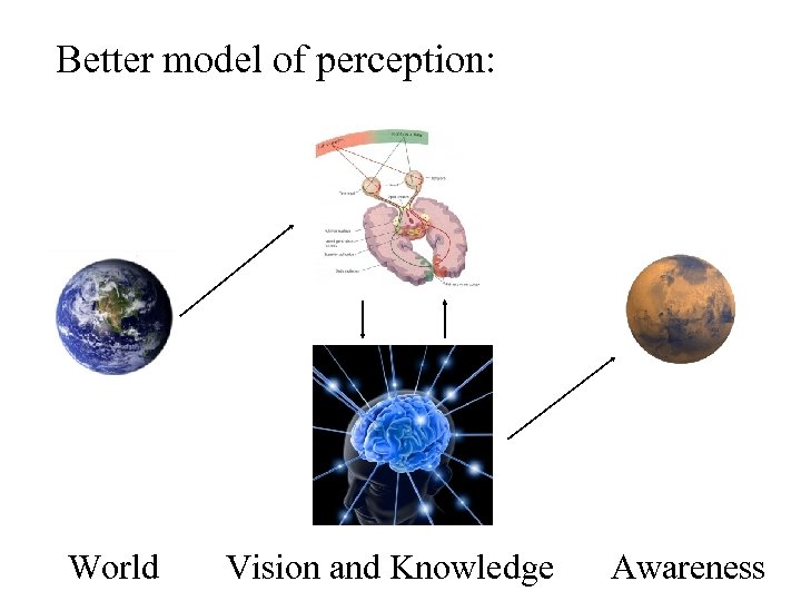 Better model of perception: World Vision and Knowledge Awareness 