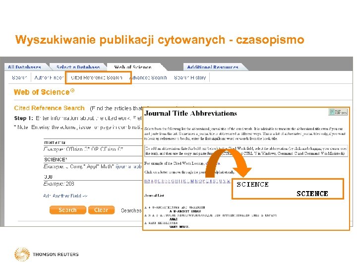 Wyszukiwanie publikacji cytowanych - czasopismo 