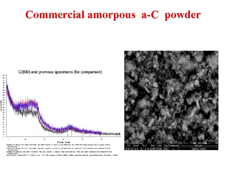 Commercial amorpous a-C powder 