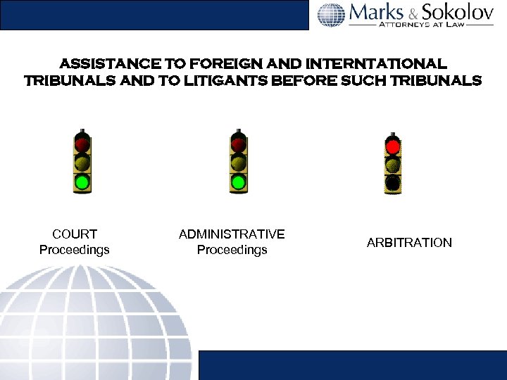 ASSISTANCE TO FOREIGN AND INTERNTATIONAL TRIBUNALS AND TO LITIGANTS BEFORE SUCH TRIBUNALS COURT Proceedings