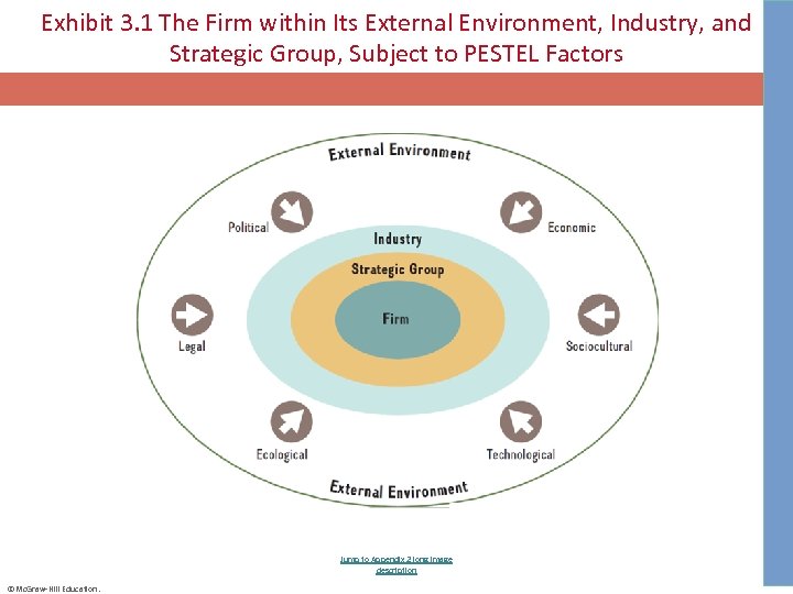 Exhibit 3. 1 The Firm within Its External Environment, Industry, and Strategic Group, Subject