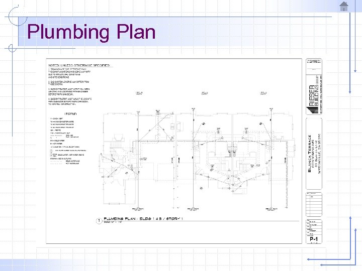 Plumbing Plan 