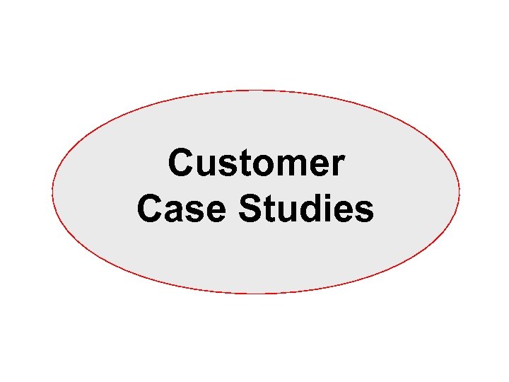 Customer Case Studies 
