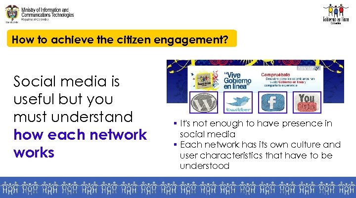 How to achieve the citizen engagement? Social media is useful but you must understand