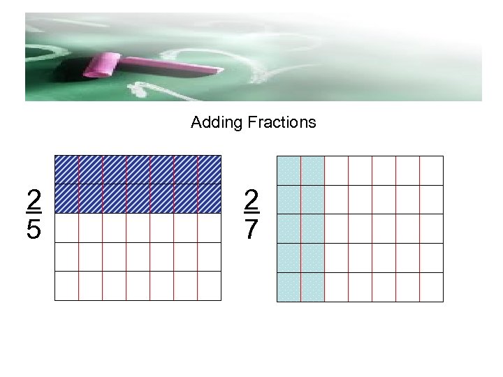 d Adding Fractions 2 5 2 7 