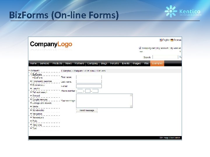 Biz. Forms (On-line Forms) 