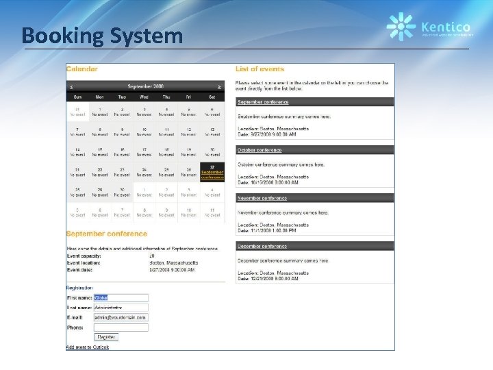 Booking System 