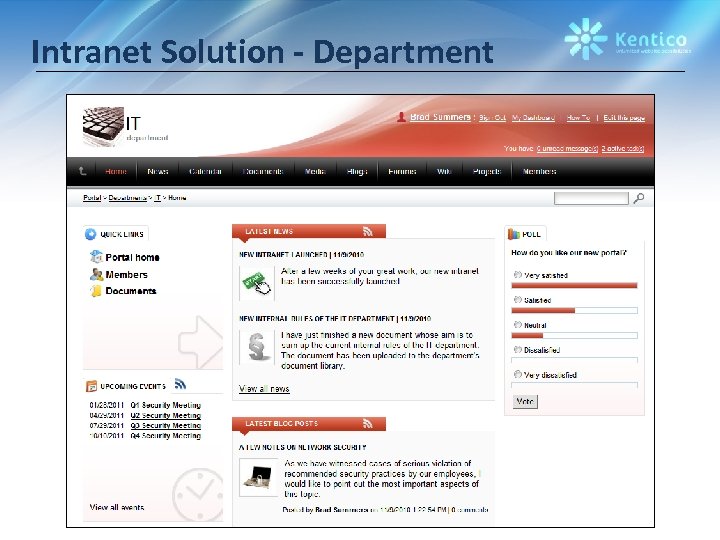 Intranet Solution - Department 