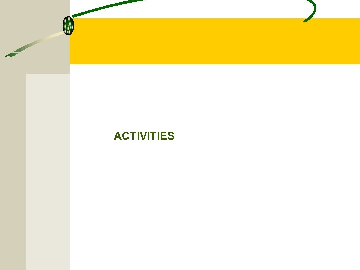 ACTIVITIES 