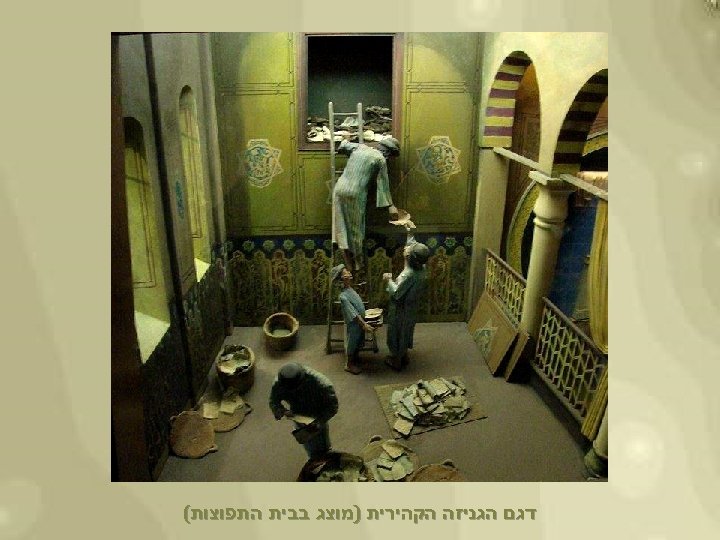  דגם הגניזה הקהירית )מוצג בבית התפוצות( 