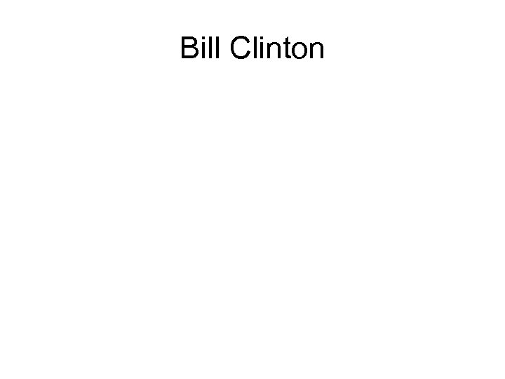 Bill Clinton 
