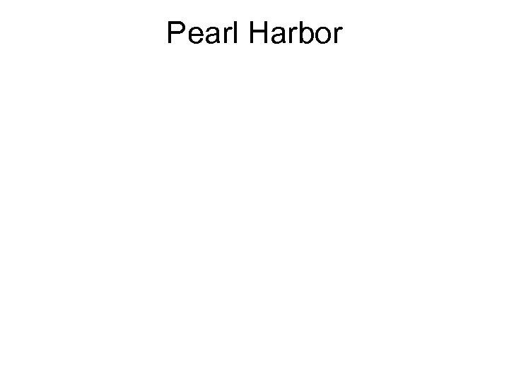 Pearl Harbor 