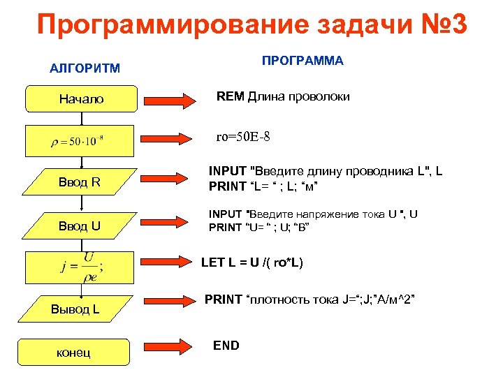 Создать программу алгоритм