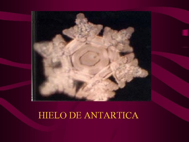 HIELO DE ANTARTICA 