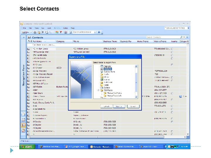 Select Contacts 