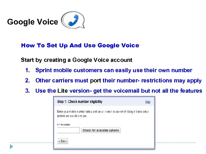 Google Voice How To Set Up And Use Google Voice Start by creating a