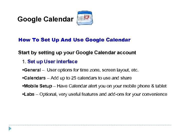 Google Calendar How To Set Up And Use Google Calendar Start by setting up