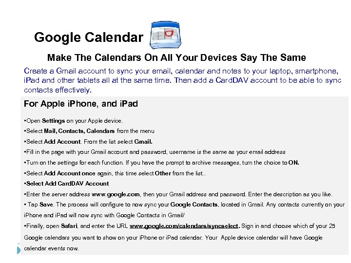 Google Calendar Make The Calendars On All Your Devices Say The Same Create a