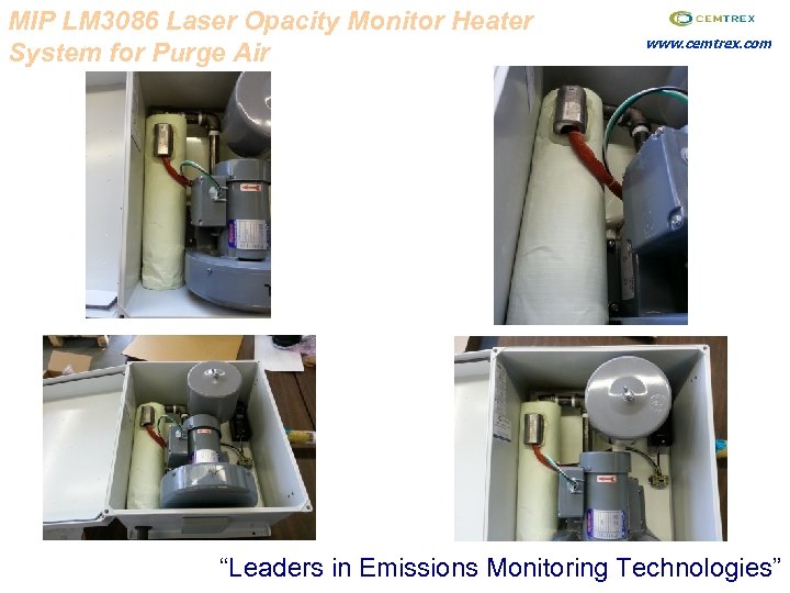 MIP LM 3086 Laser Opacity Monitor Heater System for Purge Air www. cemtrex. com