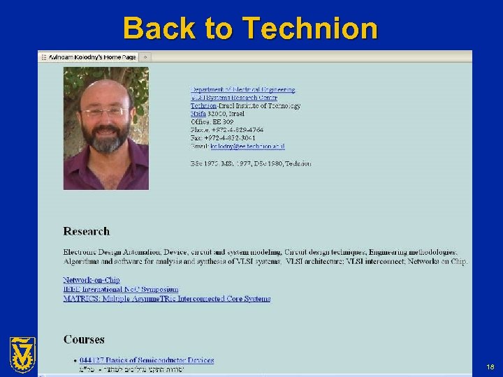 Back to Technion 18 G-Number 