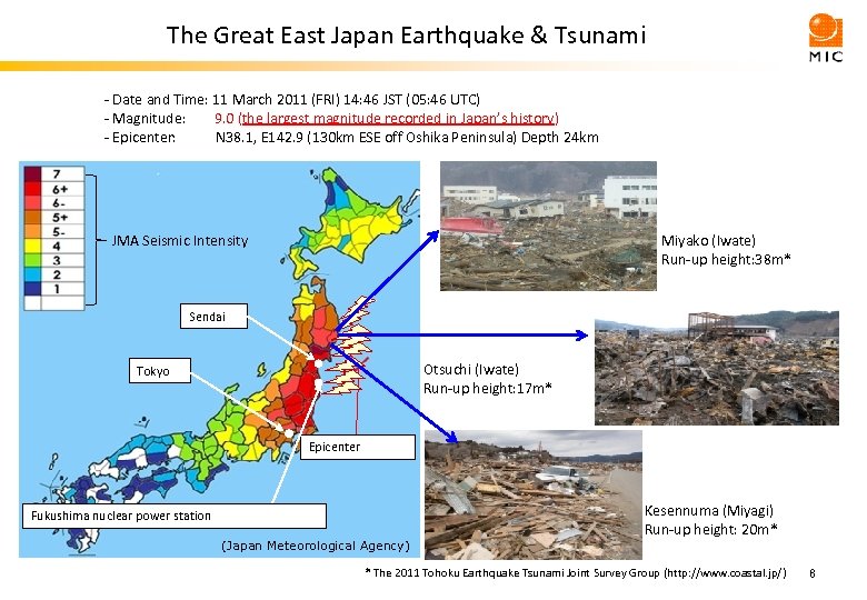 The Great East Japan Earthquake & Tsunami - Date and Time: 11 March 2011