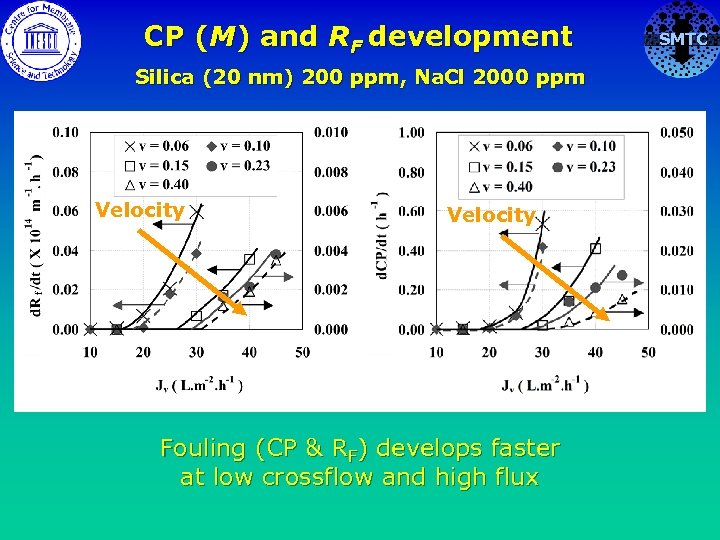 CP (M) and RF development Silica (20 nm) 200 ppm, Na. Cl 2000 ppm