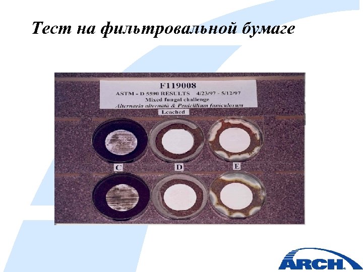 Тест на фильтровальной бумаге 