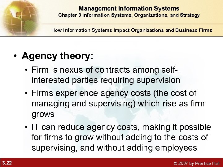 Management Information Systems Chapter 3 Information Systems, Organizations, and Strategy How Information Systems Impact