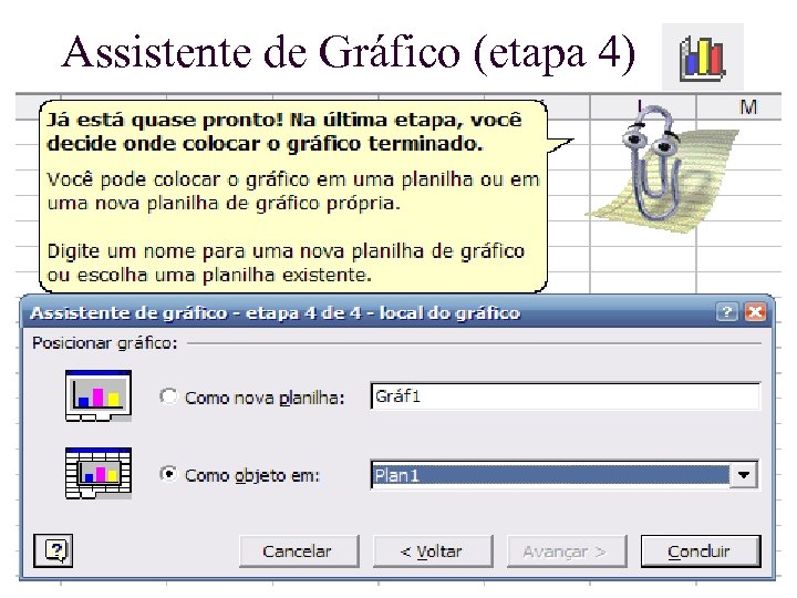 Assistente de Gráfico (etapa 4) 