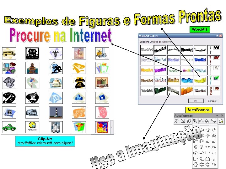 Word. Art Auto. Formas Clip-Art http: //office. microsoft. com/clipart/ 