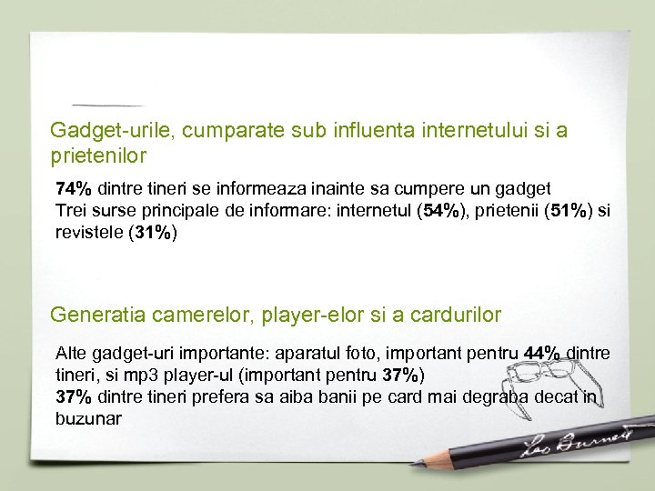 Gadget-urile, cumparate sub influenta internetului si a prietenilor 74% dintre tineri se informeaza inainte