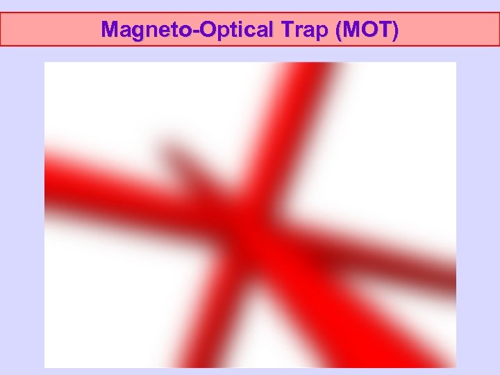Magneto-Optical Trap (MOT) 