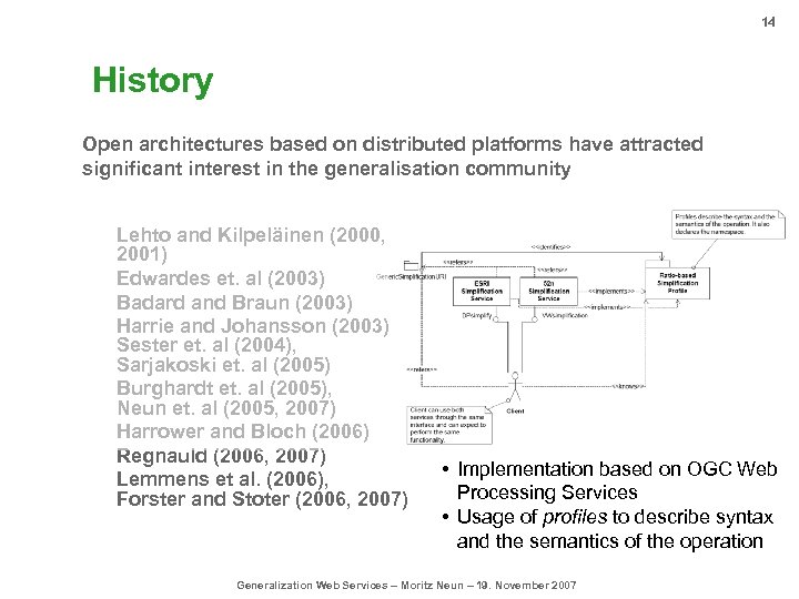 14 History Open architectures based on distributed platforms have attracted significant interest in the
