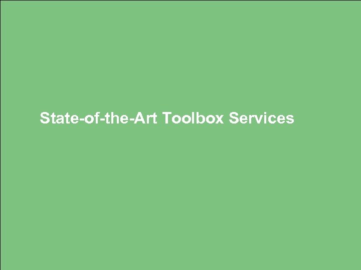 State-of-the-Art Toolbox Services 