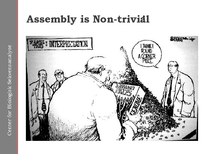 Center for Biologisk Sekvensanalyse Assembly is Non-trivial ! 