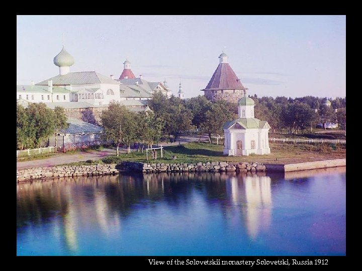 View of the Solovetskii monastery Solovetski, Russia 1912 