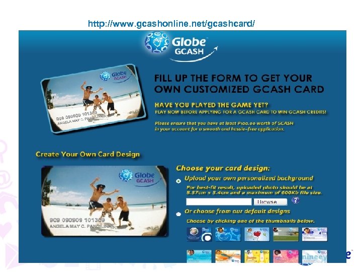 http: //www. gcashonline. net/gcashcard/ 