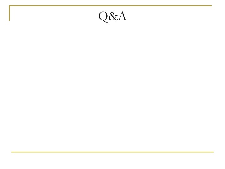 Q&A 