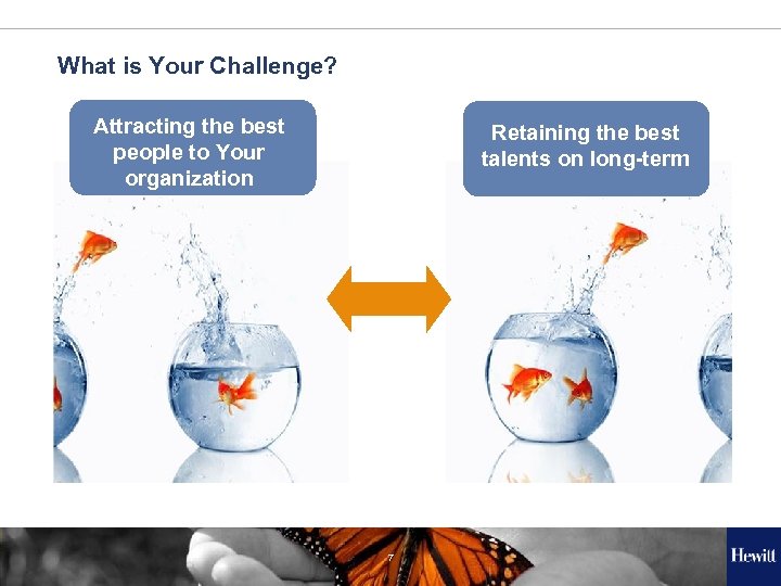 What is Your Challenge? Attracting the best people to Your organization Retaining the best